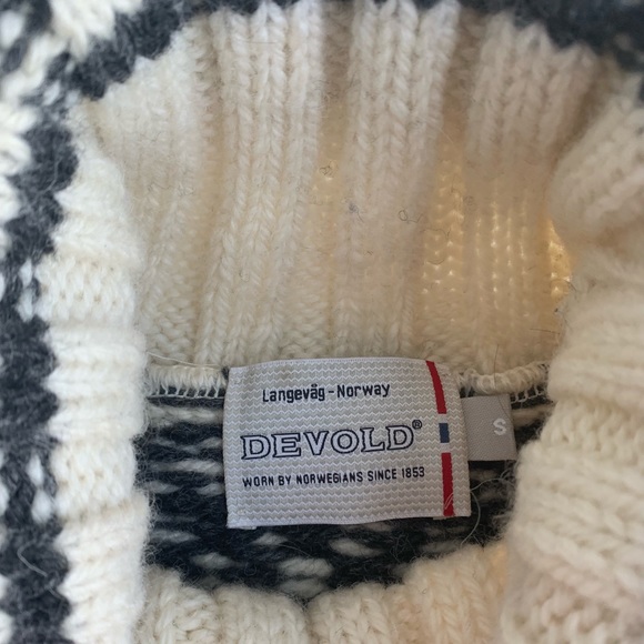 Devold Norwegian High Neck Sweater, size S - Picture 2 of 4